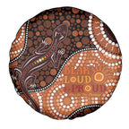 Lizard NAIDOC 2024 Spare Tire Cover Aboriginal Art Style