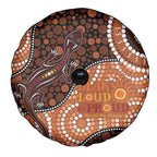 Lizard NAIDOC 2024 Spare Tire Cover Aboriginal Art Style