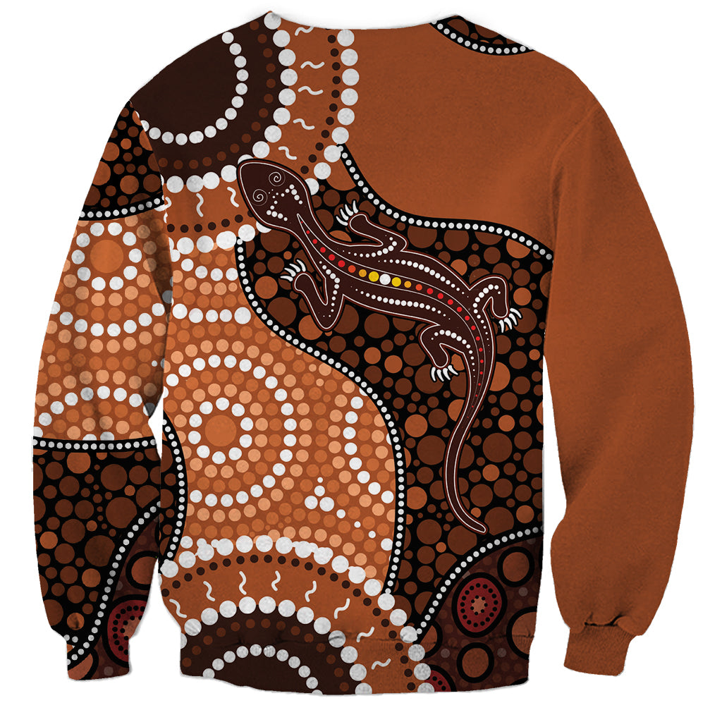 Lizard NAIDOC 2024 Sweatshirt Aboriginal Art Style