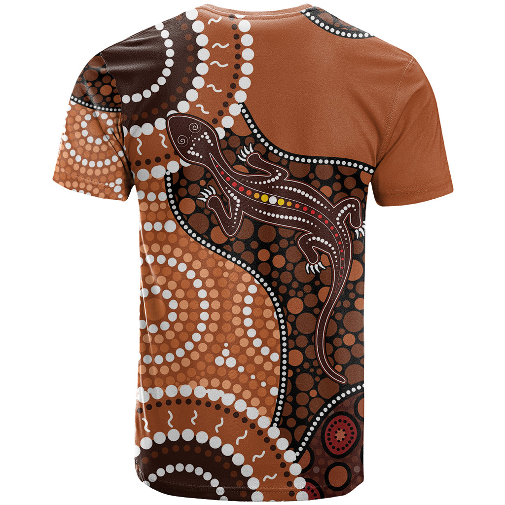 Lizard NAIDOC 2024 T Shirt Aboriginal Art Style