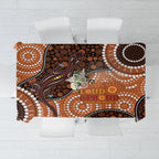 Lizard NAIDOC 2024 Tablecloth Aboriginal Art Style