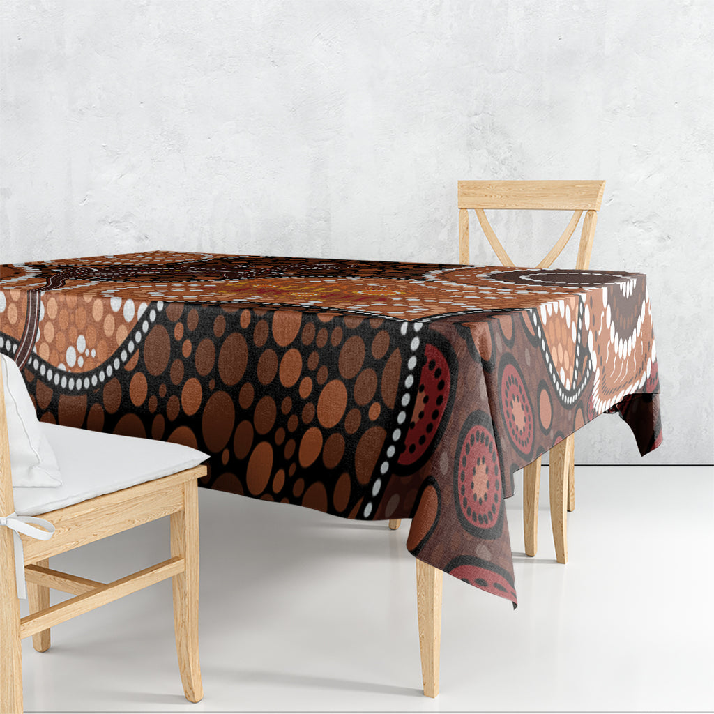 Lizard NAIDOC 2024 Tablecloth Aboriginal Art Style