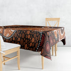 Lizard NAIDOC 2024 Tablecloth Aboriginal Art Style
