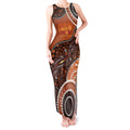 Lizard NAIDOC 2024 Tank Maxi Dress Aboriginal Art Style