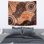 Lizard NAIDOC 2024 Tapestry Aboriginal Art Style