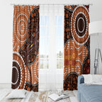 Lizard NAIDOC 2024 Window Curtain Aboriginal Art Style