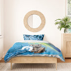 Vivid Minimal Koala NAIDOC 2024 Bedding Set Aboriginal Art Style