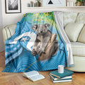 Vivid Minimal Koala NAIDOC 2024 Blanket Aboriginal Art Style
