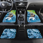 Vivid Minimal Koala NAIDOC 2024 Car Mats Aboriginal Art Style