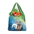 Vivid Minimal Koala NAIDOC 2024 Grocery Bag Aboriginal Art Style
