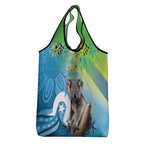 Vivid Minimal Koala NAIDOC 2024 Grocery Bag Aboriginal Art Style