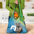 Vivid Minimal Koala NAIDOC 2024 Grocery Bag Aboriginal Art Style