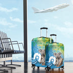 Vivid Minimal Koala NAIDOC 2024 Luggage Cover Aboriginal Art Style