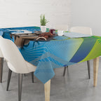 Vivid Minimal Koala NAIDOC 2024 Tablecloth Aboriginal Art Style