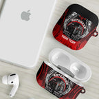 Aotearoa Bulldog Personalised AirPods Case Maori Kowhaiwhai Motif - Aussie Hoodie