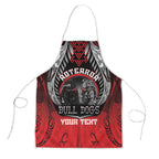 Aotearoa Bulldog Personalised Apron Maori Kowhaiwhai Motif - Aussie Hoodie