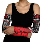 Aotearoa Bulldog Personalised Arm Sleeves Maori Kowhaiwhai Motif - Aussie Hoodie