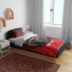 Aotearoa Bulldog Personalised Bedding Set Maori Kowhaiwhai Motif