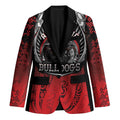 Aotearoa Bulldog Personalised Blazer Maori Kowhaiwhai Motif - Aussie Hoodie