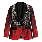 Aotearoa Bulldog Personalised Blazer Maori Kowhaiwhai Motif - Aussie Hoodie