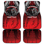 Aotearoa Bulldog Personalised Car Mats Maori Kowhaiwhai Motif