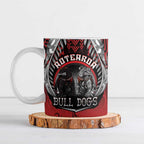 Aotearoa Bulldog Personalised Ceramic Mug Maori Kowhaiwhai Motif - Aussie Hoodie