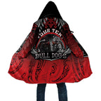 Aotearoa Bulldog Personalised Cloak Maori Kowhaiwhai Motif - Aussie Hoodie
