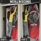 Aotearoa Bulldog Personalised Door Cover Maori Kowhaiwhai Motif - Aussie Hoodie
