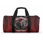 Aotearoa Bulldog Personalised Duffle Bag Maori Kowhaiwhai Motif