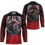 Aotearoa Bulldog Personalised Hockey Jersey Maori Kowhaiwhai Motif - Aussie Hoodie