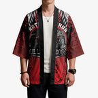 Aotearoa Bulldog Personalised Kimono Maori Kowhaiwhai Motif - Aussie Hoodie