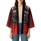 Aotearoa Bulldog Personalised Kimono Maori Kowhaiwhai Motif - Aussie Hoodie