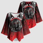 Aotearoa Bulldog Personalised Kimono Sleeve Blouse Maori Kowhaiwhai Motif - Aussie Hoodie
