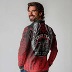Aotearoa Bulldog Personalised Long Sleeve Polo Shirt Maori Kowhaiwhai Motif