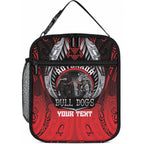Aotearoa Bulldog Personalised Lunch Bag Maori Kowhaiwhai Motif