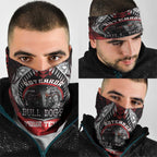 Aotearoa Bulldog Personalised Neck Gaiter Maori Kowhaiwhai Motif - Aussie Hoodie