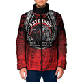 Aotearoa Bulldog Personalised Padded Jacket Maori Kowhaiwhai Motif - Aussie Hoodie