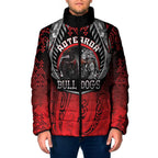 Aotearoa Bulldog Personalised Padded Jacket Maori Kowhaiwhai Motif - Aussie Hoodie