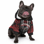 Aotearoa Bulldog Personalised Pet Hoodie Maori Kowhaiwhai Motif