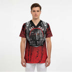 Aotearoa Bulldog Personalised Scrub Top Maori Kowhaiwhai Motif - Aussie Hoodie