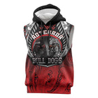 Aotearoa Bulldog Personalised Sleeveless Hoodie Maori Kowhaiwhai Motif - Aussie Hoodie