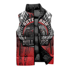 Aotearoa Bulldog Personalised Sleeveless Puffer Jacket Maori Kowhaiwhai Motif - Aussie Hoodie