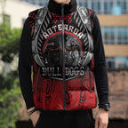 Aotearoa Bulldog Personalised Sleeveless Puffer Jacket Maori Kowhaiwhai Motif - Aussie Hoodie