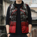Aotearoa Bulldog Personalised Sleeveless Puffer Jacket Maori Kowhaiwhai Motif - Aussie Hoodie