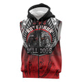 Aotearoa Bulldog Personalised Sleeveless Zip Hoodie Maori Kowhaiwhai Motif LT9