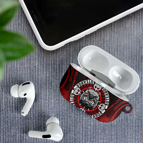 Aotearoa Bulldog AirPods Case New Zealand Kowhaiwhai Tribal - Aussie Hoodie