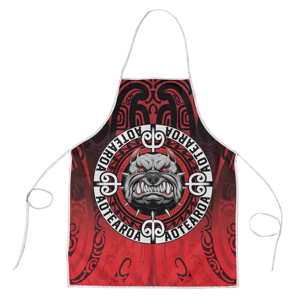 Aotearoa Bulldog Apron New Zealand Kowhaiwhai Tribal - Aussie Hoodie
