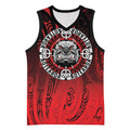Aotearoa Bulldog Basketball Jersey New Zealand Kowhaiwhai Tribal - Aussie Hoodie