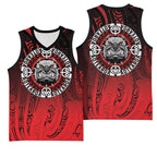 Aotearoa Bulldog Basketball Jersey New Zealand Kowhaiwhai Tribal - Aussie Hoodie
