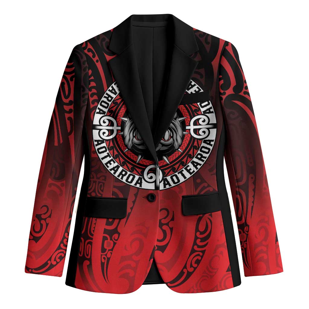 Aotearoa Bulldog Blazer New Zealand Kowhaiwhai Tribal - Aussie Hoodie